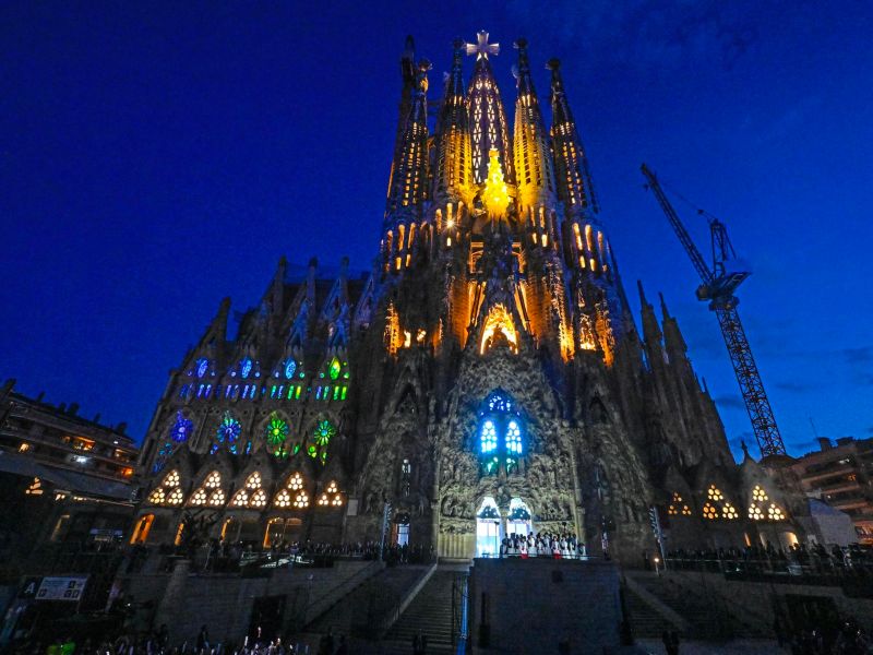 La Sagrada Familia de Barcelona, España