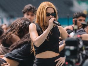 Shakira en ensayos para su show de apertura en la Copa FIFA 2026