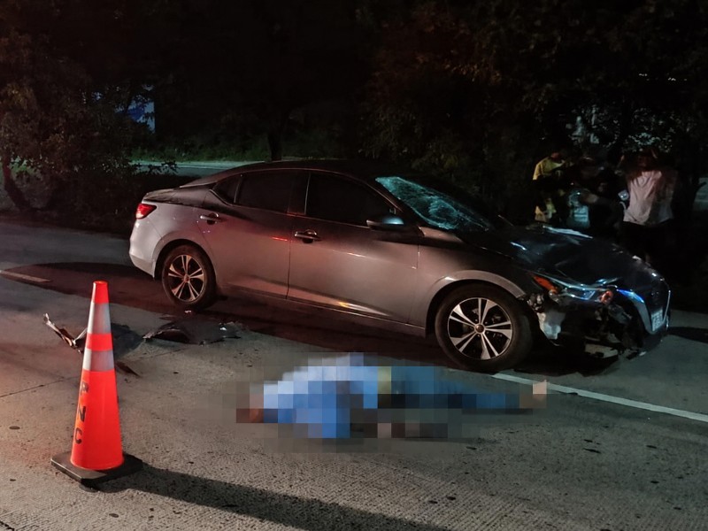 mujer atropellada murió en Santo Tomás
