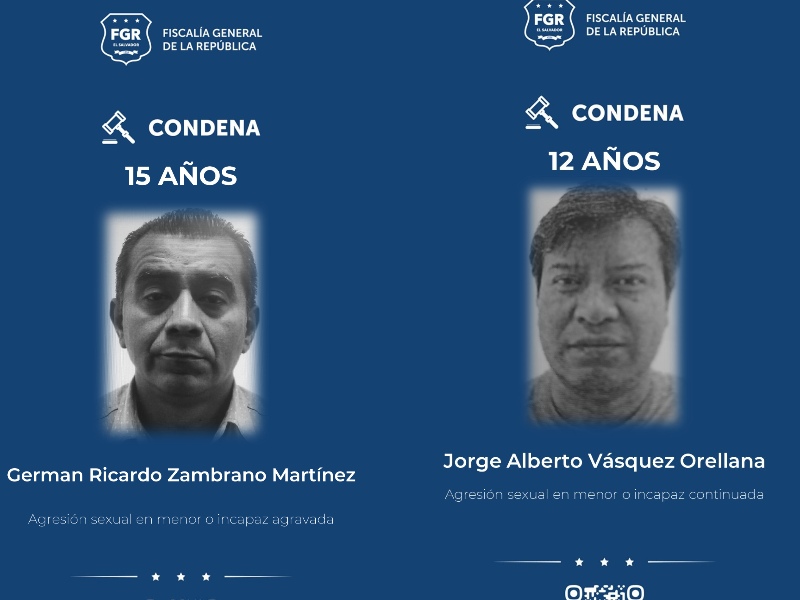 condenas delitos sexuales Fiscalía