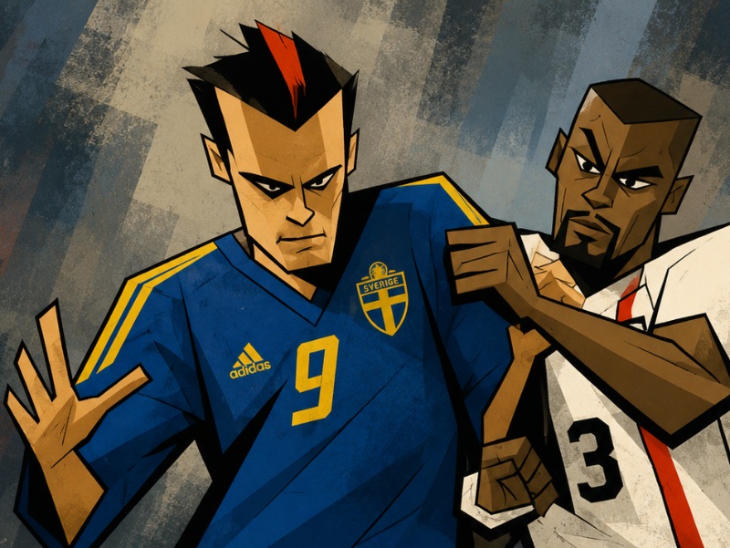 el diario de hoy suecia sweden sverige error sponsor commercial panini raro rareza curioso 01