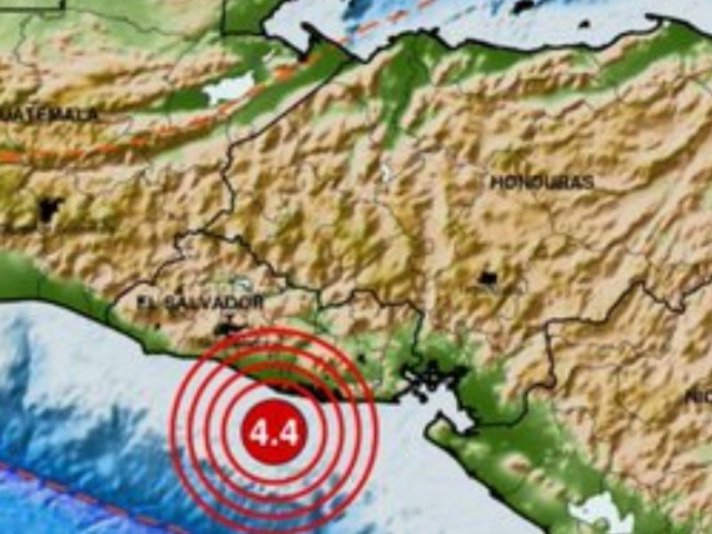 Imagen sismo Usulután MARN