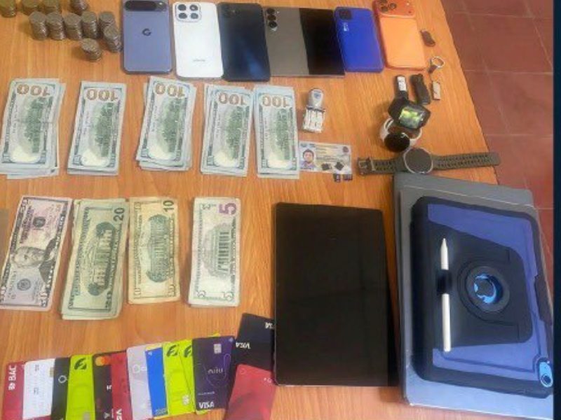El procedimiento de la Policía fue realizado en el departamento de Santa Ana. Foto EDH/Cortesía