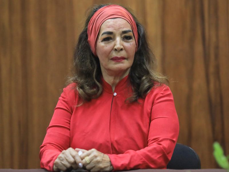 Imagen de archivo de la actriz mexicana Elsa Aguirre