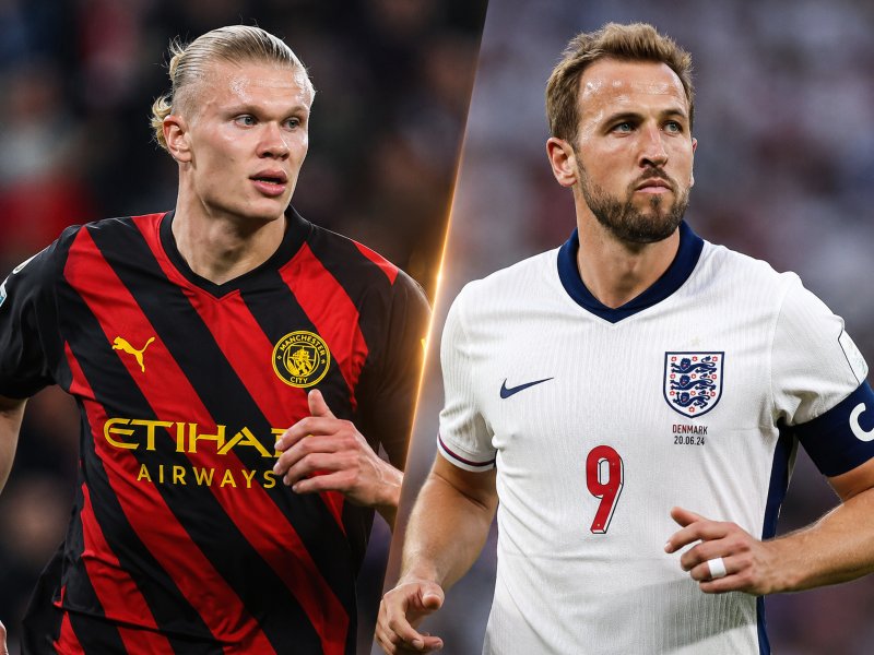 Erling Haaland-Harry Kane-Noruega-Inglaterra