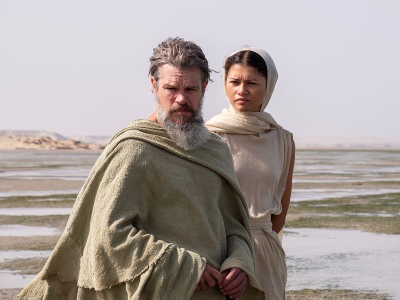 Matt Damon y Zendaya en "La Odisea" (2026)