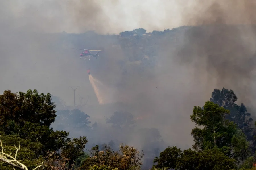 Incendios forestales en España y Francia