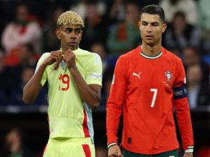 Lamine Yamal-Cristiano Ronaldo