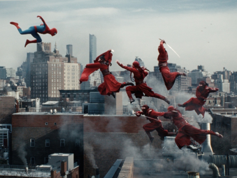 Actor Tom Hollan en el nuevo filme de Spider Man