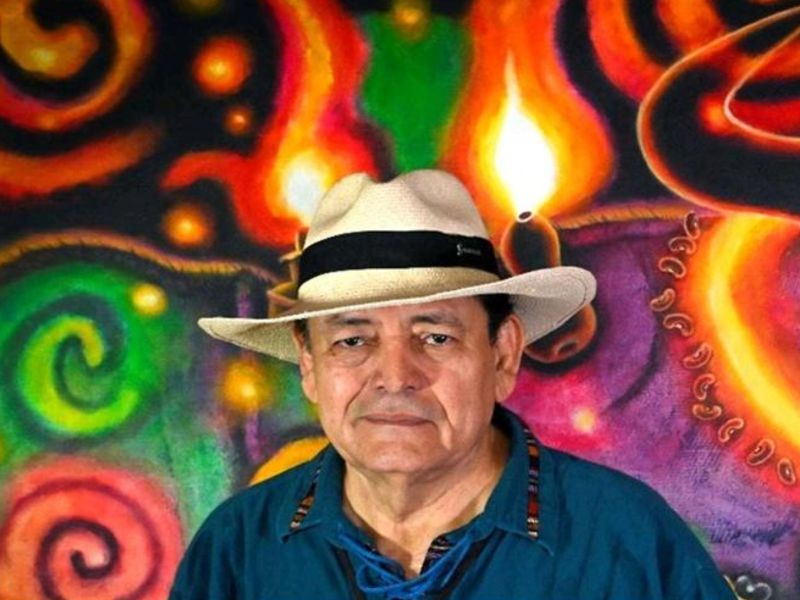 Retrato del pintor salvadoreño El Aleph