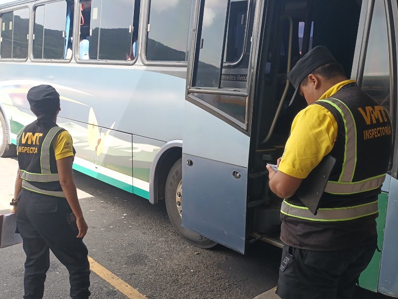 VMT transporte colectivo multas