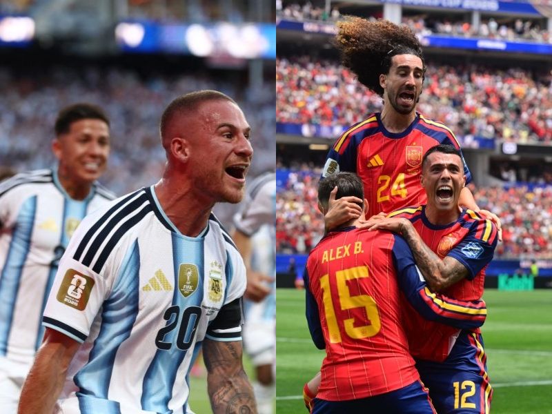 España Argentina Mundial Numeros