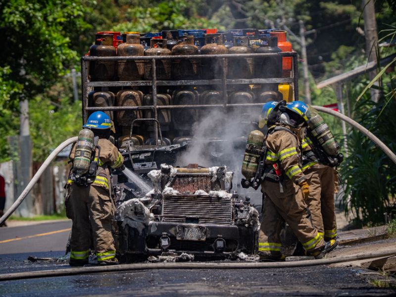 camion incendio santo tomas