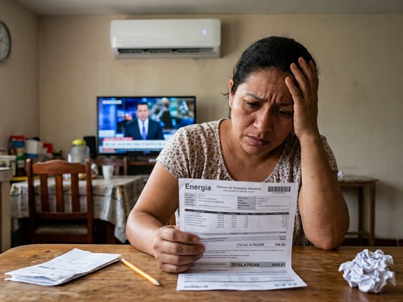 Las altas temperaturas en El Salvador es uno de los factores para que se incremente el consumo de energía en los hogares. Foto EDH/Referencia
