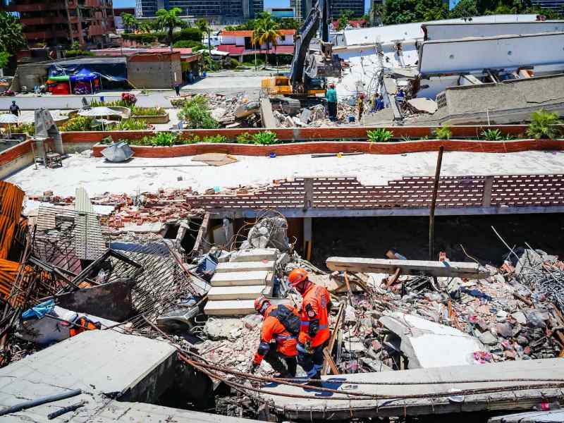La comitiva de El Salvador se mantiene en las tareas de búsqueda a dos semanas de los terremotos en Venezuela. Foto EDH/Cortesía