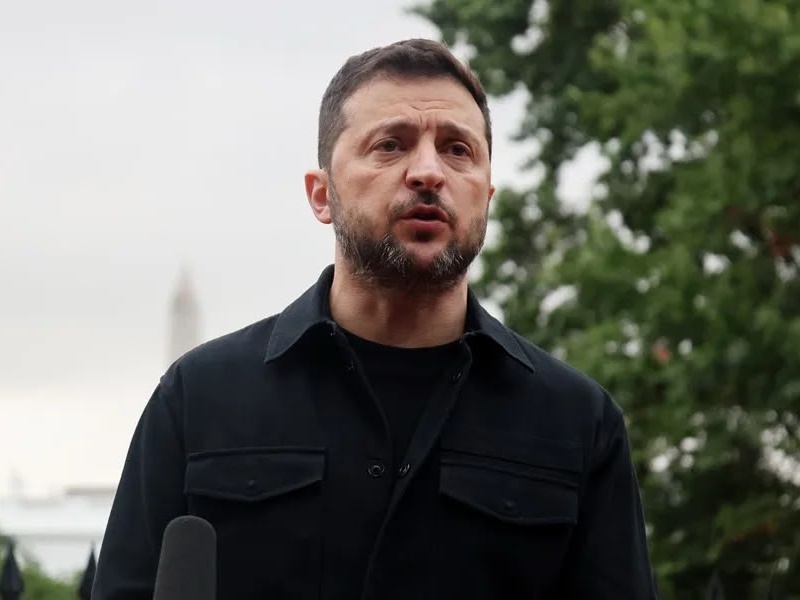 Imagen del presidente Volodímir Zelenski. Foto EDH/Cortesía