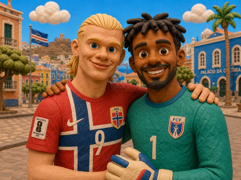haaland vozinha cabo verde noruega entranables carino admiracion aficion fans ganar triunfar leccion robbie ruud 01