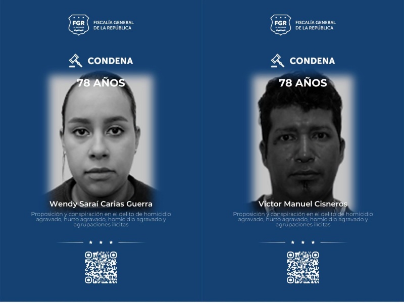 La Fiscalía compartió las fotografías de las personas que participaron en el hecho. Foto EDH/Cortesía