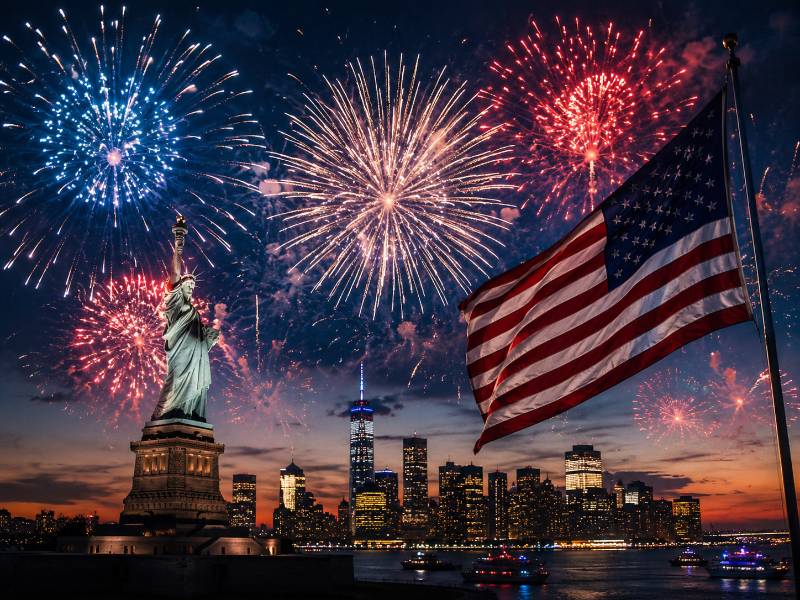 Cierran embajada de Estados Unidos por festividades del día de independencia