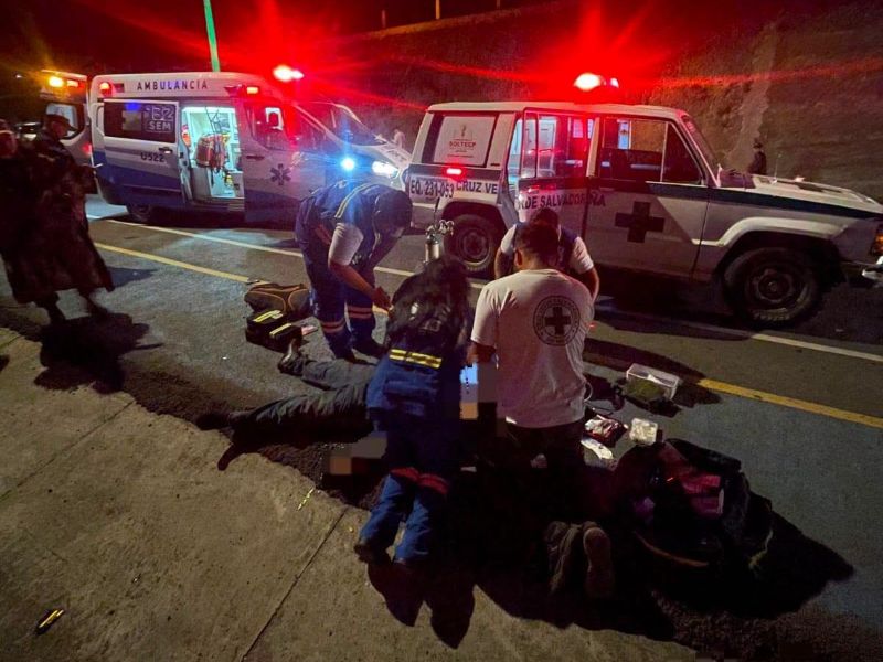 motociclista accidente San Miguel