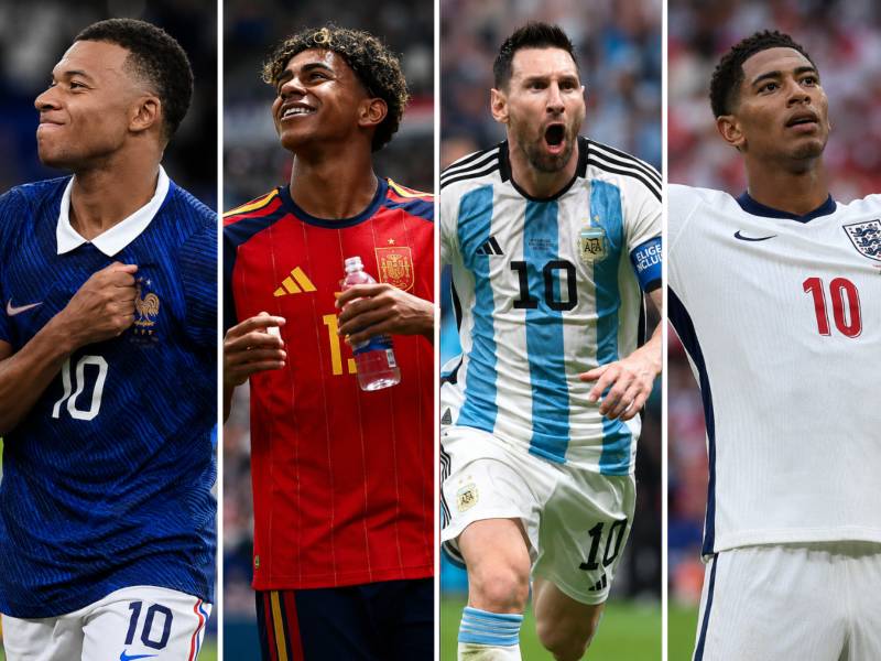 mundial-España, Francia, Argentina e Inglaterra