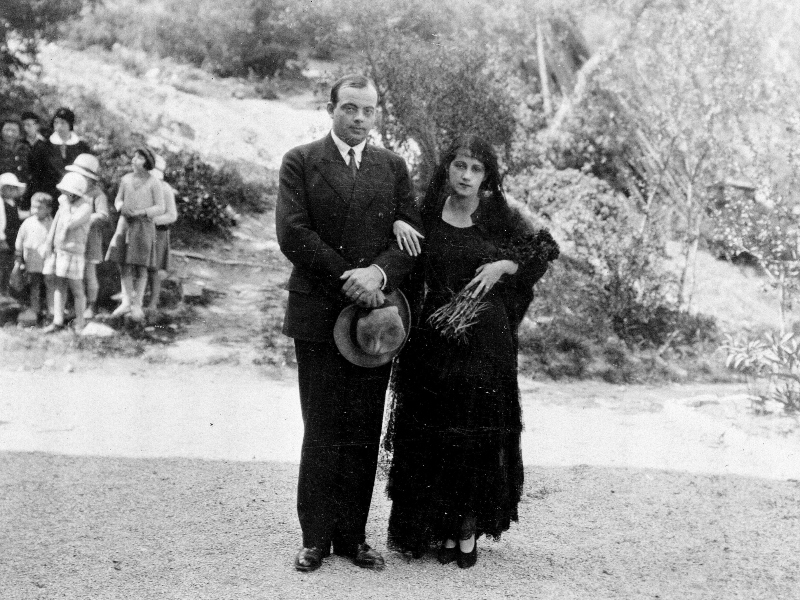 Antoine de Saint Exupery y Consuelo Suncin en diciembre de 1931
