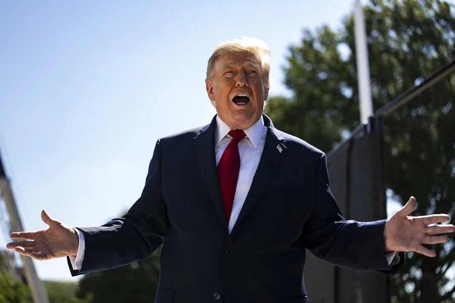 Fotografía de archivo del presidente de Estados Unidos, Donald Trump, en la Casa Blanca, en Washington (EE.UU.). EFE