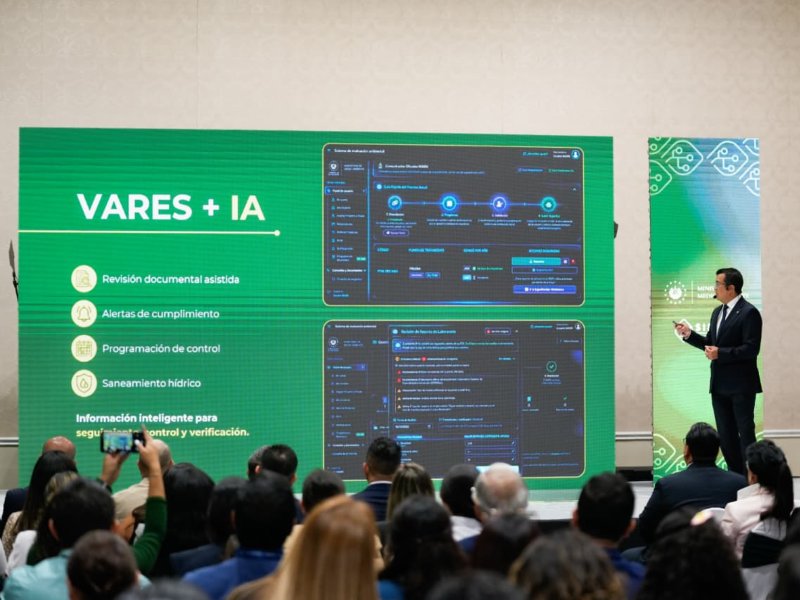El MARN anunció la integración de la inteligencia artificial para procesos ambientales. Foto EDH/Cortesía