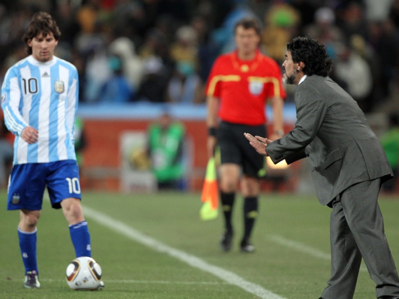Lionel Messi Diego Maradona