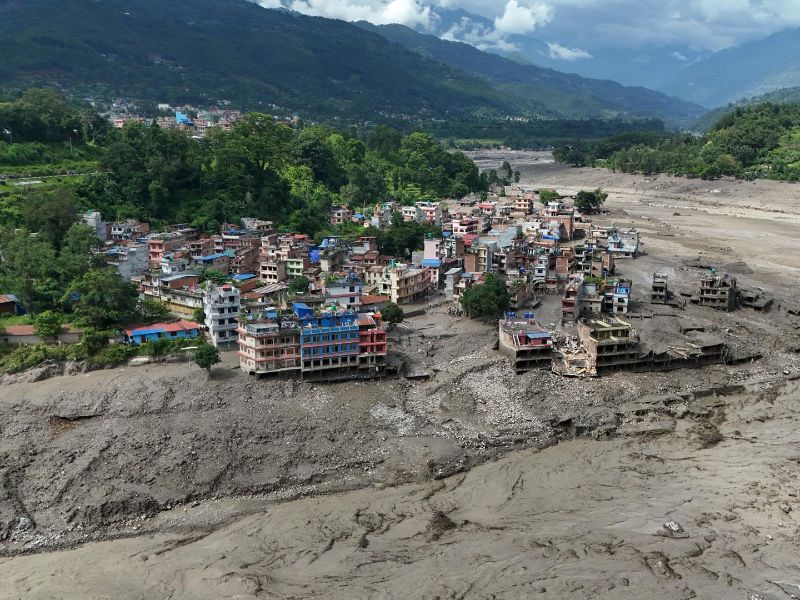 Nepal China inundacion riada