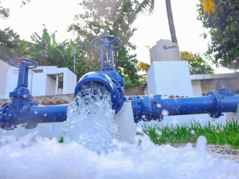 El proyecto permite que los habitantes tengan un mejor acceso a agua. Foto EDH/Cortesía