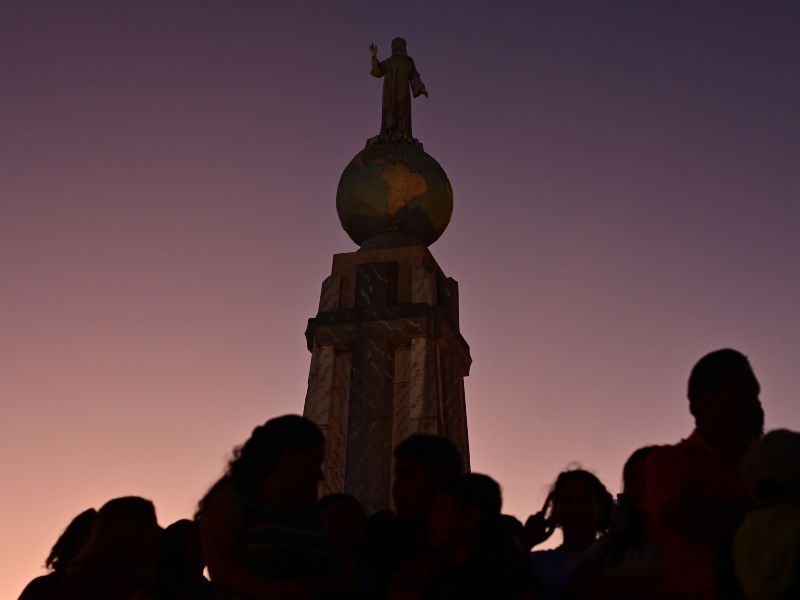 El monumento al Divino Salvador del Mundo