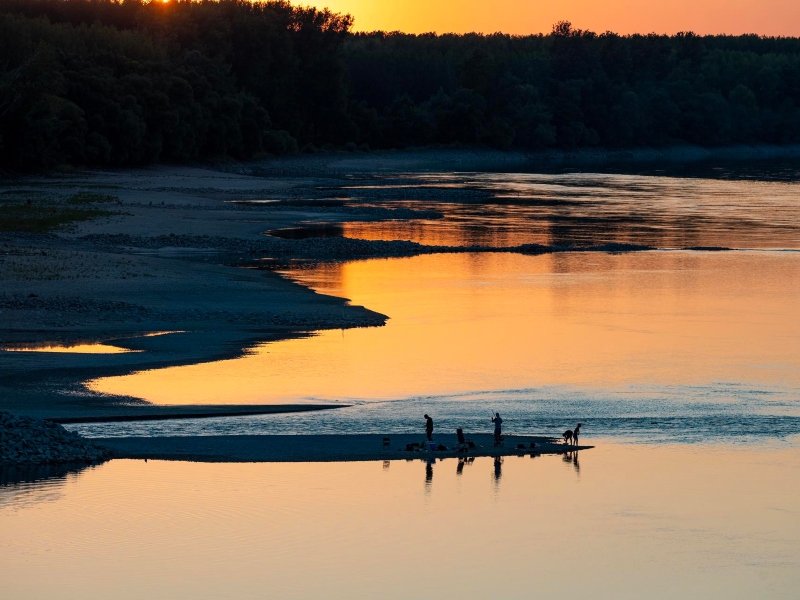 Sequía extrema registra el río Danubio en Europa