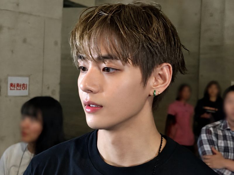 V, uno de los integrantes de la boy band surcoreana BTS