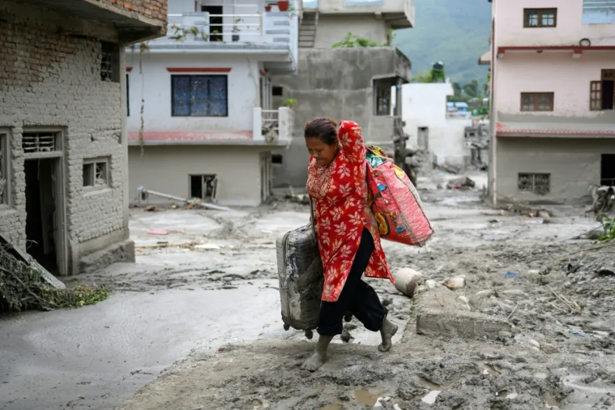 Aluvión en Nepal