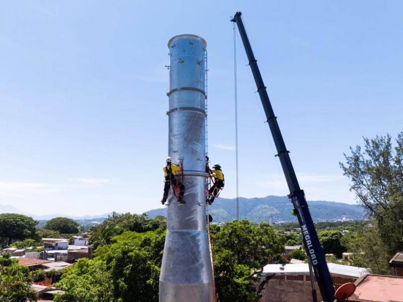 instalacion torre aerocable mejicanos