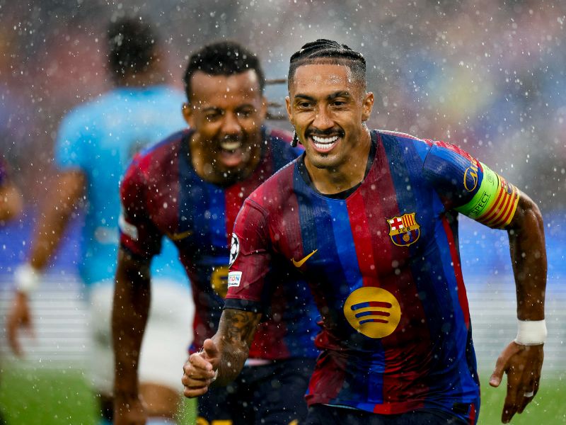 Raphinha Barcelona Champions League