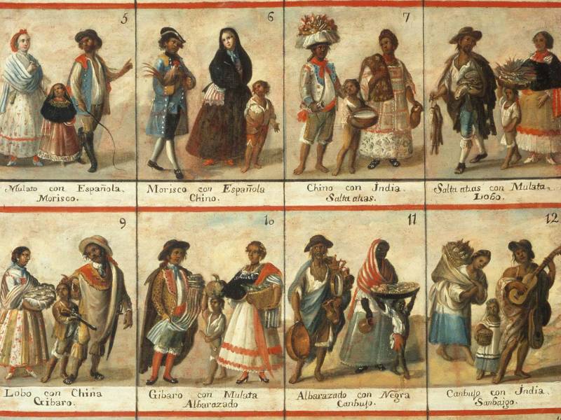 Las castas en la Mesoamérica colonial