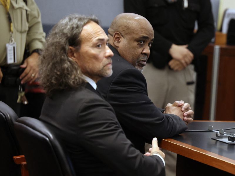 Duane Davis en el juicio por el asesinato de Tupac Shakur