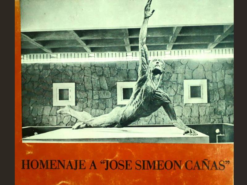Folleto sobre el monumento homenaje para el prócer Simeón Cañas de 1973