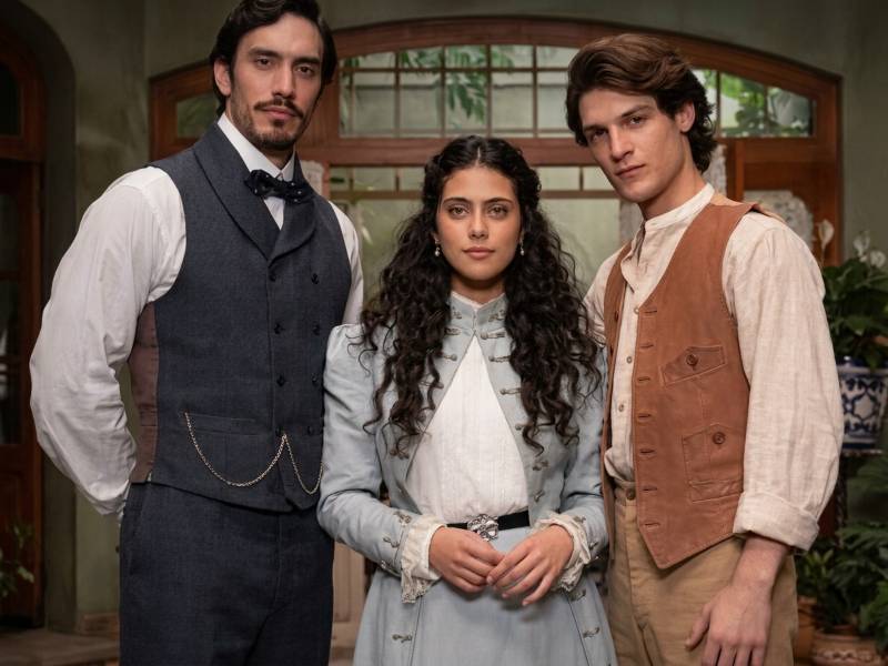 Protagonistas de la serie de Netflix "Mal de amores"