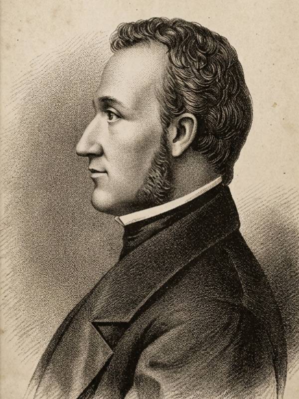 Retrato del prócer unionista Francisco Morazán
