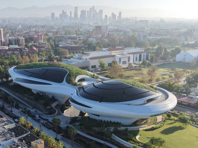 Museo Lucas de Los Ángeles, vista aérea