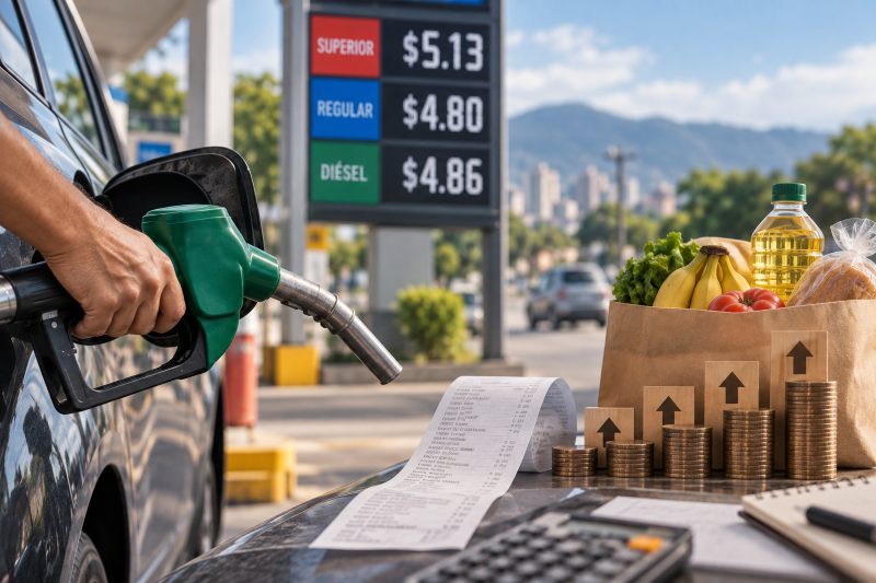 precios combustibles canasta basica inflacion transporte de carga