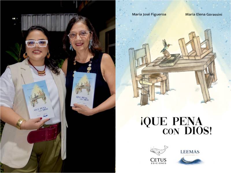 María Elena Grassini y María José Figueroa (i) lanzaron su libro "¡Qué pena con Dios!"