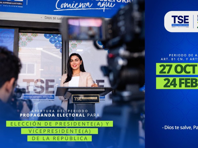 Propaganda electoral El Salvador elecciones