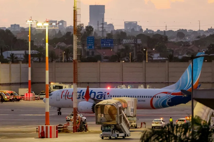 Vuelo de la compañía Flydubai, que cubría la ruta Dubái–Tel Aviv con 174 pasajeros