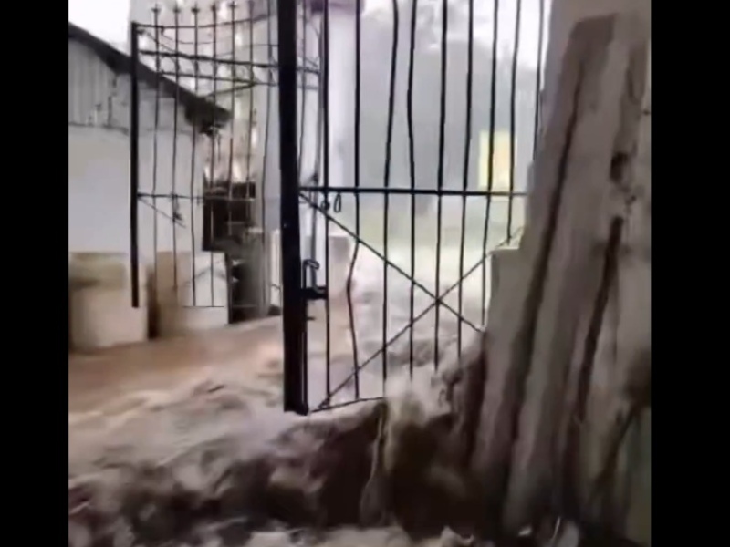 Inundaciones urbanas en Usulután