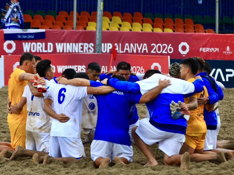 Garita Palmera en el Mundial de Fútbol Playa.